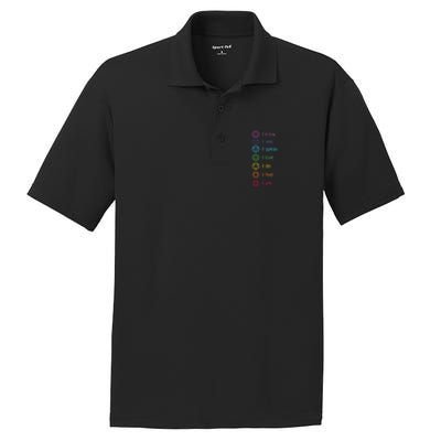 Chakra Alignment Yoga Meditation Spiritual PosiCharge RacerMesh Polo