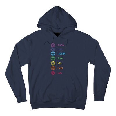 Chakra Alignment Yoga Meditation Spiritual Hoodie