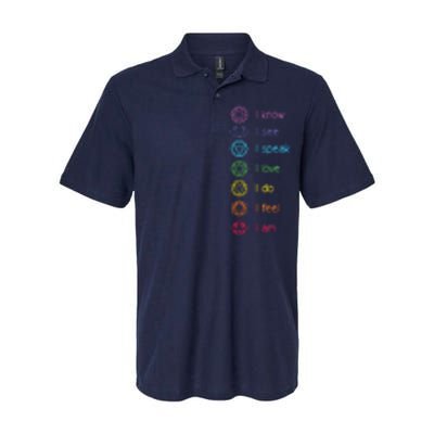 Chakra Alignment Yoga Meditation Spiritual Softstyle Adult Sport Polo