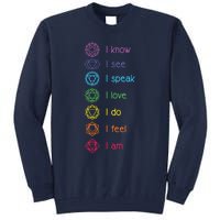 Chakra Alignment Yoga Meditation Spiritual Tall Sweatshirt