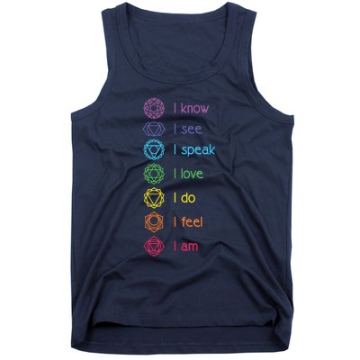 Chakra Alignment Yoga Meditation Spiritual Tank Top