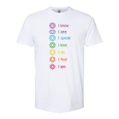 Chakra Alignment Yoga Meditation Spiritual Softstyle CVC T-Shirt