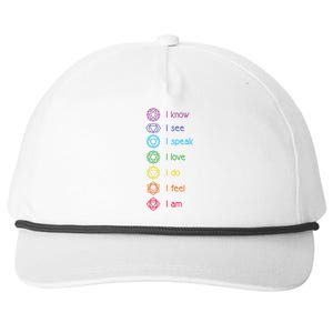 Chakra Alignt Yoga Meditation Spiritual Snapback Five-Panel Rope Hat