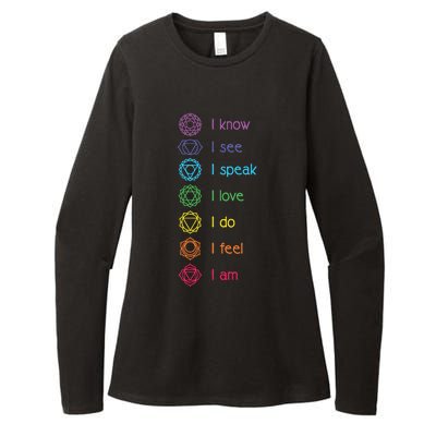 Chakra Alignt Yoga Meditation Spiritual Womens CVC Long Sleeve Shirt