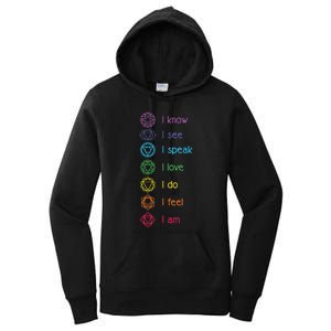 Chakra Alignt Yoga Meditation Spiritual Women's Pullover Hoodie