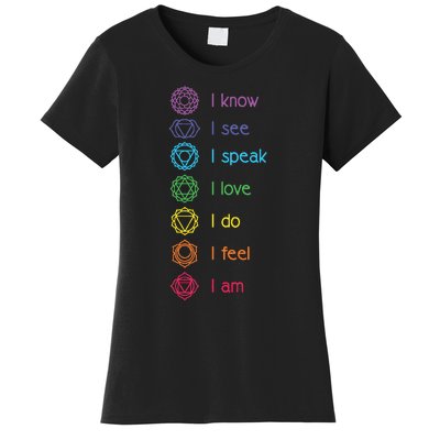 Chakra Alignt Yoga Meditation Spiritual Women's T-Shirt