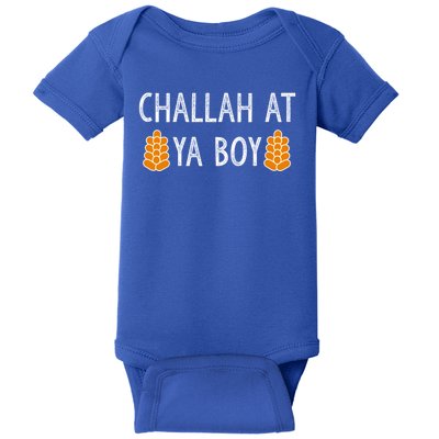 Challah At Ya Boy Funny Hanukkah Baby Bodysuit