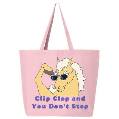 Clip-Clop And You Don't Stop Horse funny 25L Jumbo Tote