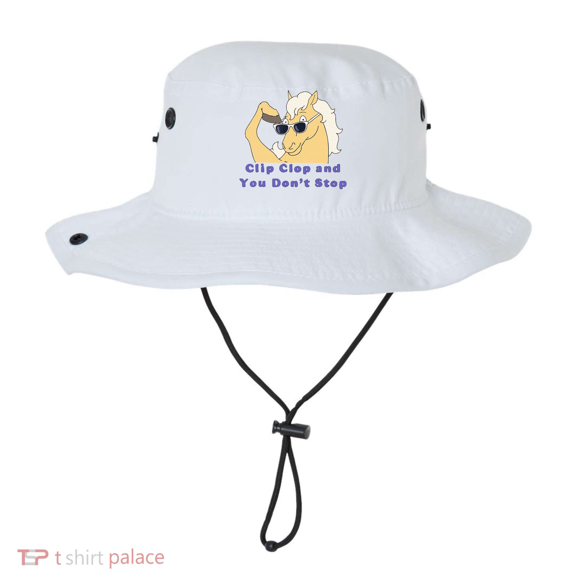 Clip-Clop And You Don't Stop Horse funny Bucket Hat