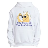 Clip-Clop And You Don't Stop Horse funny Urban Pullover Hoodie