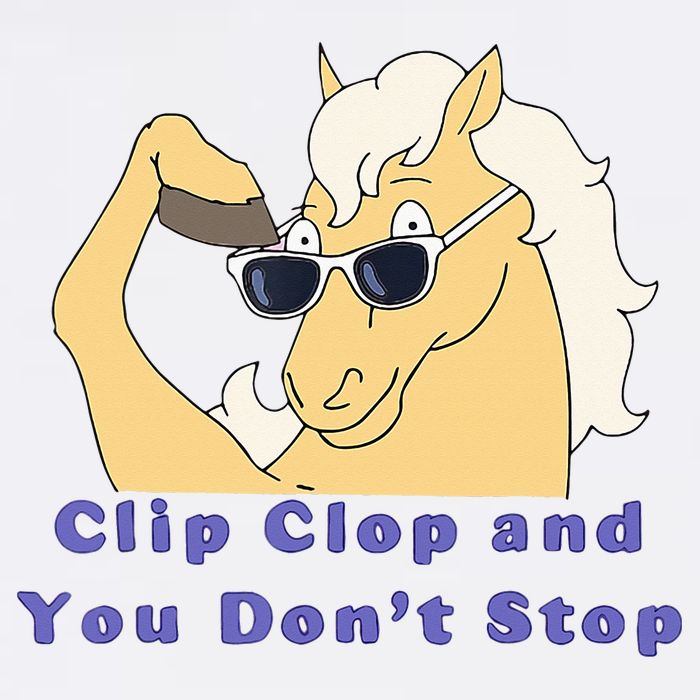 Clip-Clop And You Don't Stop Horse funny Magnet
