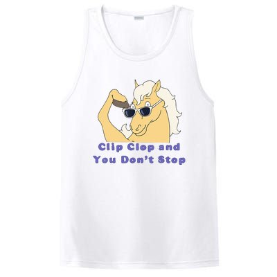 Clip-Clop And You Don't Stop Horse funny PosiCharge Competitor Tank