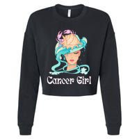 Cancer Astrology Zodiac Signs June July Birthday Cropped Pullover Crew