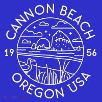 Cannon Beach 1956 Oregon Clatsop Gift 16 in Basic Backpack