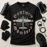 Century Bombers 100th Bomb Group B 17 Cooling Performance Crew T-Shirt