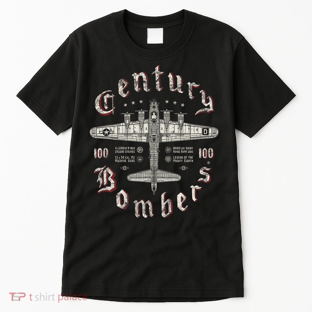 Century Bombers 100th Bomb Group B 17 Tall T-Shirt