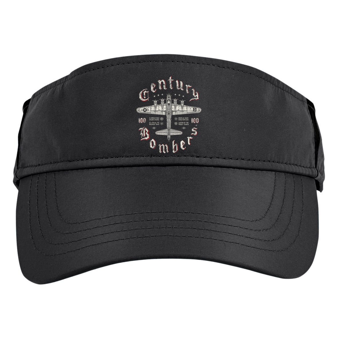 Century Bombers 100th Bomb Group B 17 Adult Drive Performance Visor