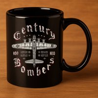 Century Bombers 100th Bomb Group B 17 11oz C Handle Ceramic Mug