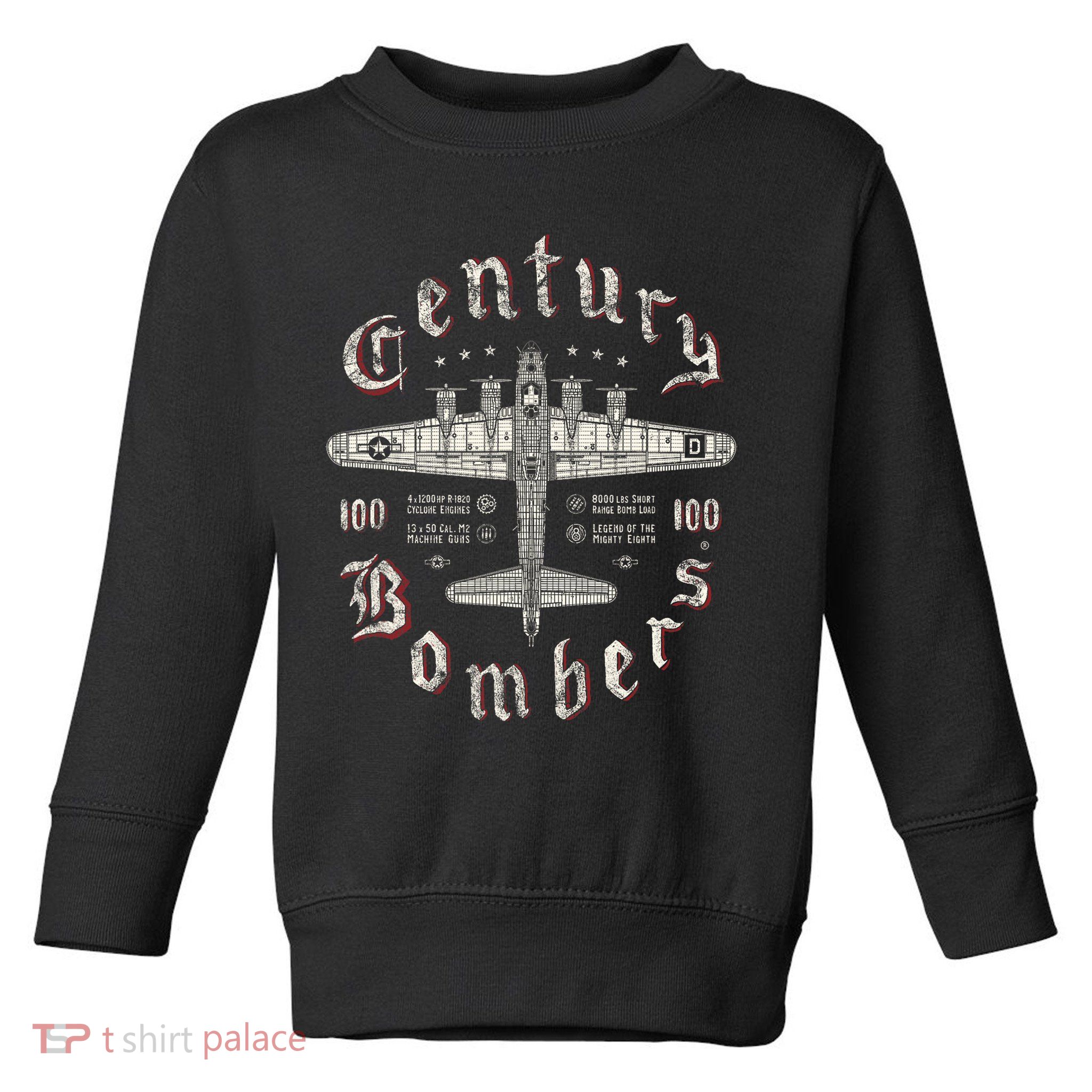 Century Bombers 100th Bomb Group B 17 Toddler Sweatshirt
