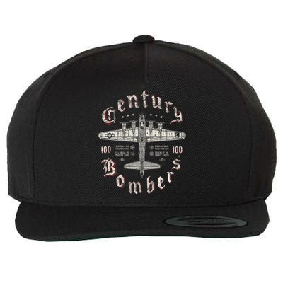 Century Bombers 100th Bomb Group B 17 Wool Snapback Cap