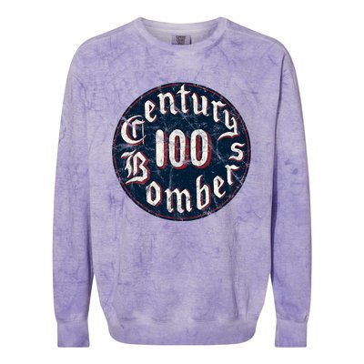 Century Bombers 100th Bomb Group B 17 Trending Design Colorblast Crewneck Sweatshirt