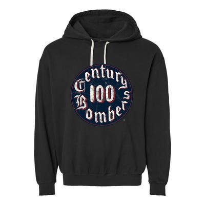 Century Bombers 100th Bomb Group B 17 Trending Design Garment-Dyed Fleece Hoodie