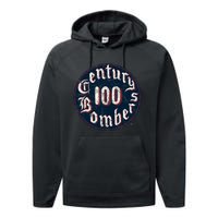 Century Bombers 100th Bomb Group B 17 Trending Design Performance Fleece Hoodie