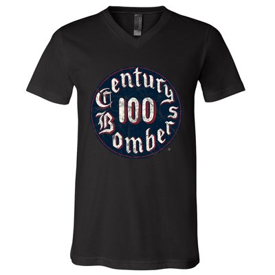 Century Bombers 100th Bomb Group B 17 Trending Design V-Neck T-Shirt