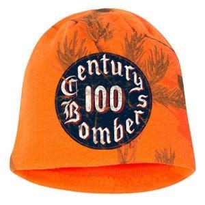 Century Bombers 100th Bomb Group B 17 Trending Design Kati - Camo Knit Beanie