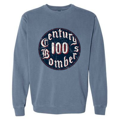 Century Bombers 100th Bomb Group B 17 Trending Design Garment-Dyed Sweatshirt