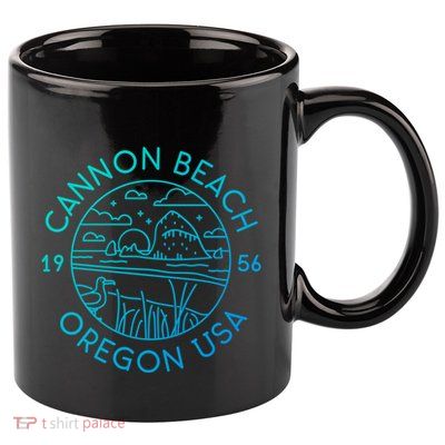 Cannon Beach 1956 Oregon Clatsop Gift 11oz C Handle Ceramic Mug