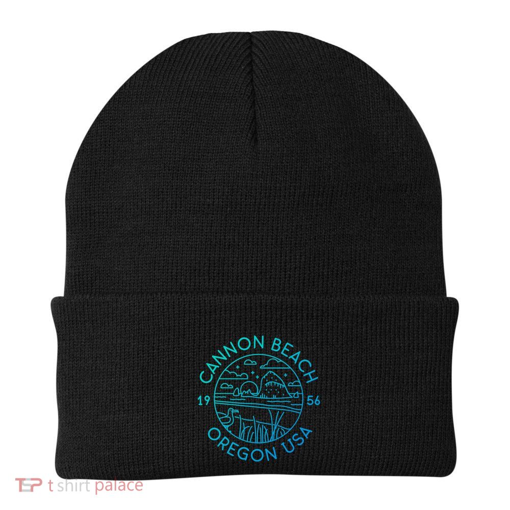 Cannon Beach 1956 Oregon Clatsop Gift Beanie