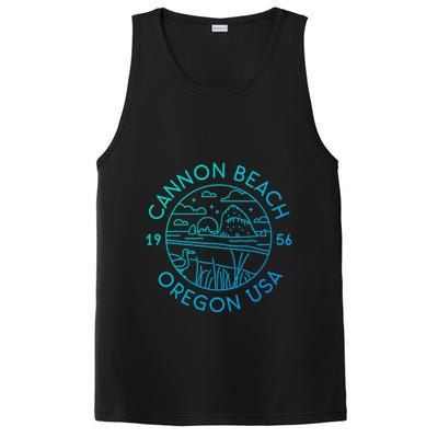 Cannon Beach 1956 Oregon Clatsop Gift PosiCharge Competitor Tank
