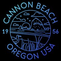 Cannon Beach 1956 Oregon Clatsop Gift City Backpack
