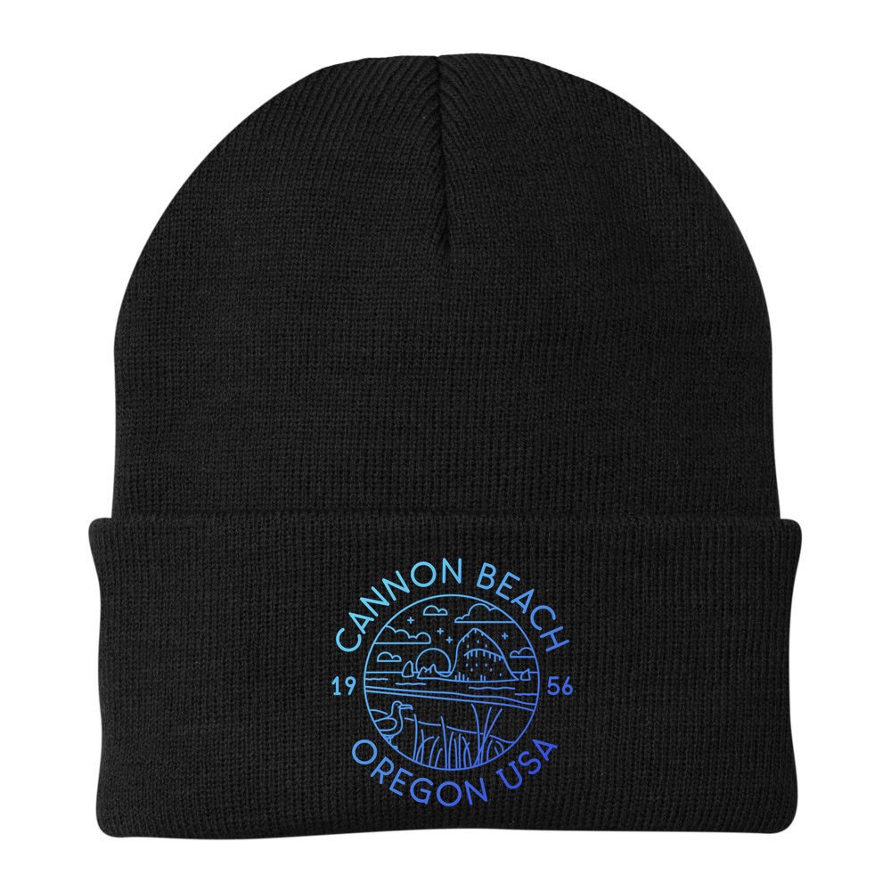 Cannon Beach 1956 Oregon Clatsop Gift Beanie