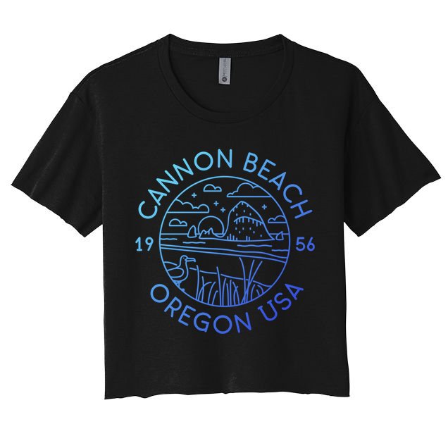Cannon Beach 1956 Oregon Clatsop Gift Crop Top
