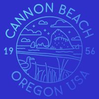 Cannon Beach 1956 Oregon Clatsop Gift 16 in Basic Backpack