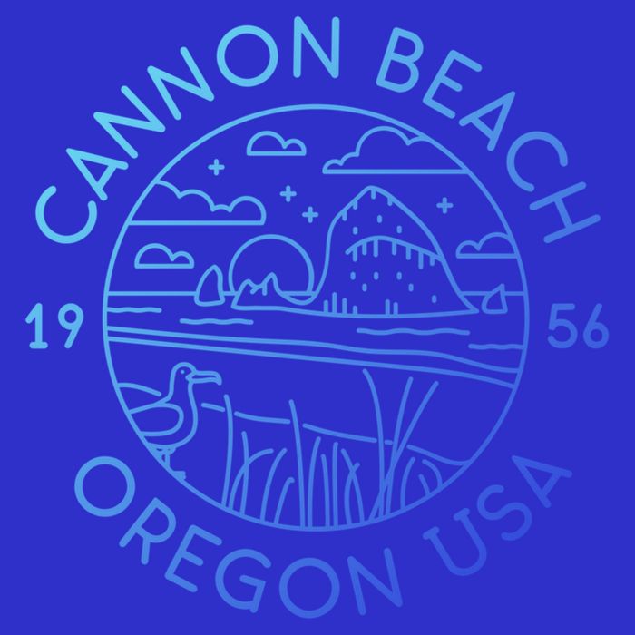 Cannon Beach 1956 Oregon Clatsop Gift 16 in Basic Backpack