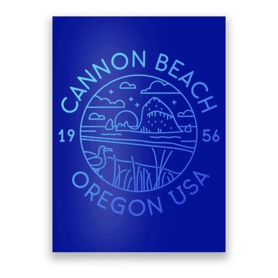 Cannon Beach 1956 Oregon Clatsop Gift Poster