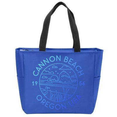 Cannon Beach 1956 Oregon Clatsop Gift Zip Tote Bag