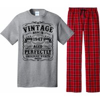 Classic Birthday 1947 Gift 75th Birthday Pajama Set