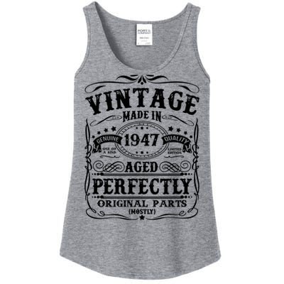 Classic Birthday 1947 Gift 75th Birthday Ladies Essential Tank