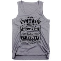 Classic Birthday 1947 Gift 75th Birthday Tank Top