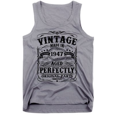 Classic Birthday 1947 Gift 75th Birthday Tank Top