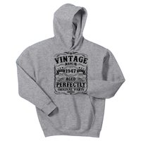 Classic Birthday 1947 Gift 75th Birthday Kids Hoodie