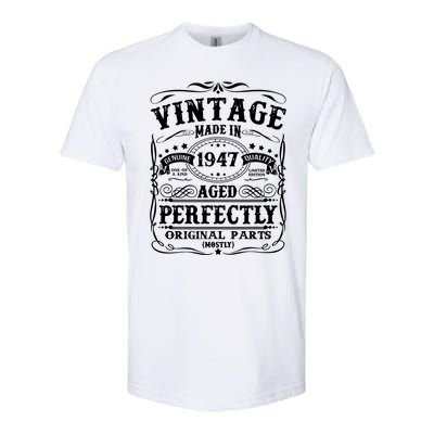 Classic Birthday 1947 Gift 75th Birthday Softstyle CVC T-Shirt