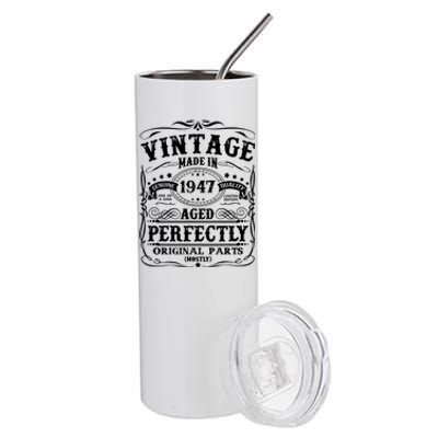 Classic Birthday 1947 Gift 75th Birthday Stainless Steel Tumbler