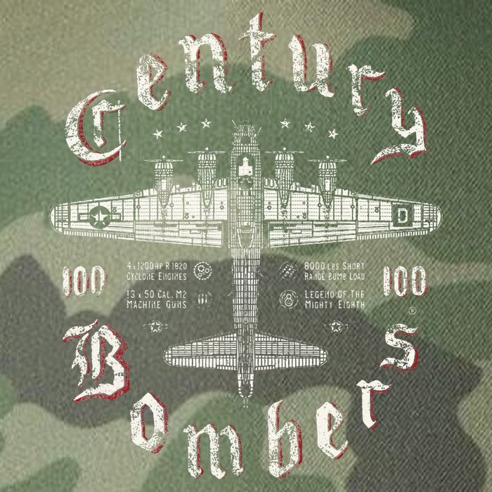 Century Bombers 100th Bomb Group B17 Legacy Tie Dye Trucker Hat