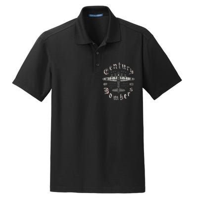 Century Bombers 100th Bomb Group B17 Dry Zone Grid Polo