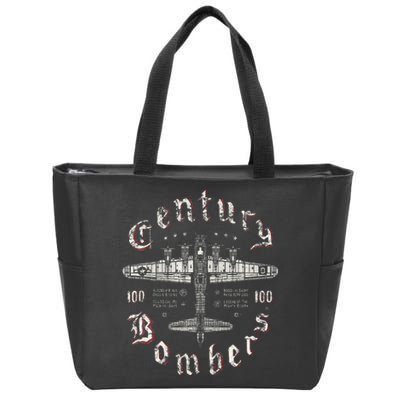 Century Bombers 100th Bomb Group B17 Zip Tote Bag